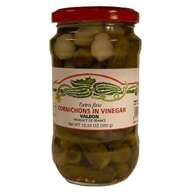 French Pickles (Cornichons) 350g (12.35oz) by Valbon
