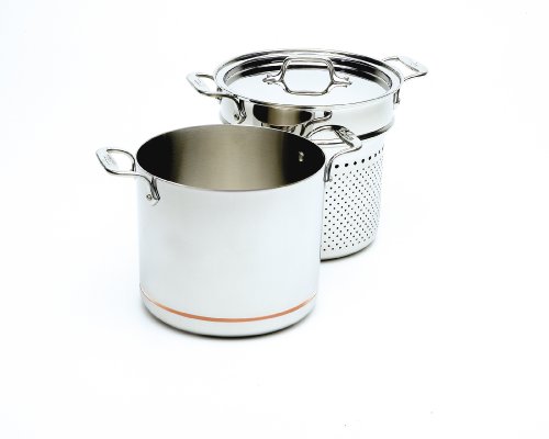 All Clad Copper Core 7-Quart Pasta Pentola product image