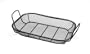 Outset QD52 Non Stick Mesh Roasting Pan, Black