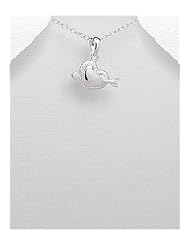 Heart Pendant Necklace In 92.5 Sterling Silver