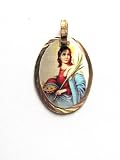 Blessed By Pope Benedict XVI St Lucy Saint Lucia Religious Engravable Medal