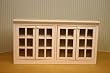 Dollhouse Miniature Upper Kitchen Wall Cabinet In White