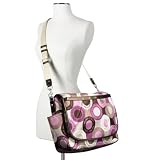 Coach Snaphead Signature Baby Diaper Messenger Bag Purse Tote 18377 Pink Multi