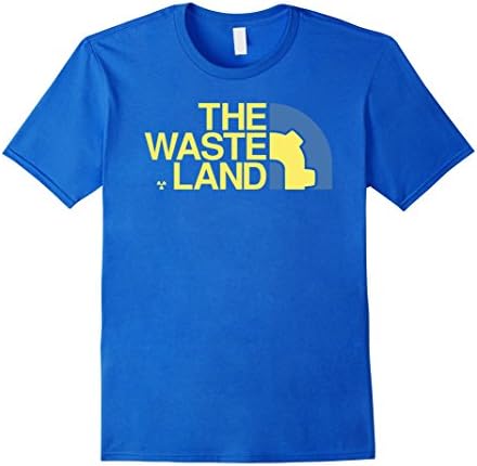 Men's The Vault Face - Explore wastelands in a cool gaming T-Shirt Small Royal Blue