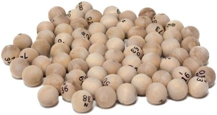 Wooden Bingo Balls