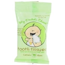 My Dentist Choice Tooth Tissues, Wipes, 30 Count (Pack of 2)