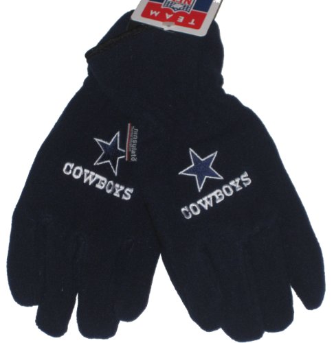 Dallas Cowboys NFL Men's Thinsulate Navy Fleece Gloves