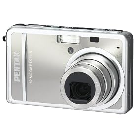Pentax Optio S12 Digital Camera - Silver (12.0MP, 3x Optical Zoom) 2.5" LCD