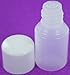 50Pc Zink Color 10Ml Natural Cylinder Round Bottle With Reducer And White Cap