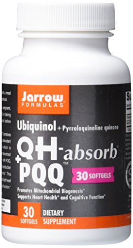 Jarrow Formulas Ubiquinol Plus Pyrroloquinoline Quinone, Supports Heart Health and Cognitive Function, 30 Softgels