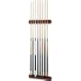 Fat Cat Mahogany Wall Mount Cue Stick Rack