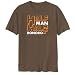 T-Shirt Brown  Half Man , Half Bonobo  Animals