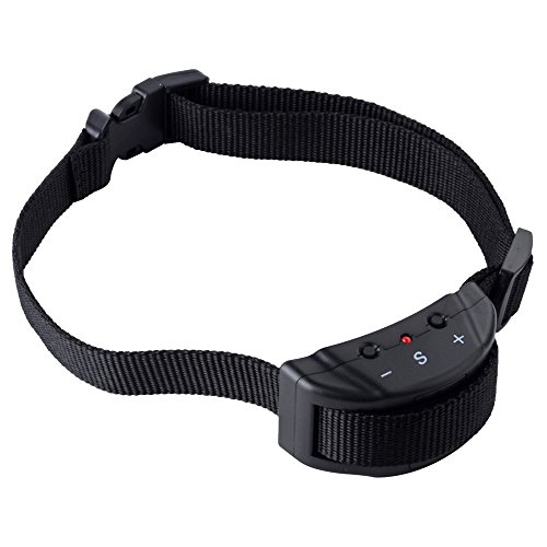 Zacro® Dog No Bark Collar for Bark Control w/ 7 Levels Adjustable Sensitivity Control, for 15-120 Pounds Dogs, No Harm Warning Beep and Shock