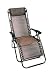 Wicker Effect Garden Patio Recliner Sun Bed Lounger Chair