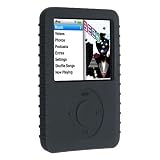Silicone Skin Case for iPod Gen3 Nano, Black