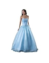Floor Length Organza  Lace-Up  Ball Gown Evening Dress/Bridesmaid Dress/Prom Dress/Party Dress 