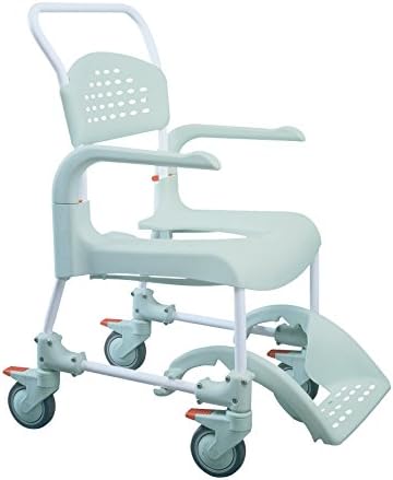 Etac Clean Shower Commode Chair with Adjustable Height by Etac Clean