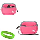 VanGoddy Point   Shoot Camera Accessories Soft Pink Neoprene Glove Camera Case for Nikon COOLPIX S1100PJ S3100 S4000 S3000 S70 S6200 S6000 S5100 S4100 S80 S100 + VanGoddy LIVE * LAUGH * LOVE Wristband