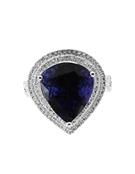 18K Tanzanite Ring with Diamonds(NEW ARRIVAL)