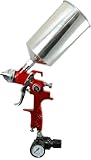 Professional HVLP Spray Gun with 1.4mm Fluid Tip and Regulator