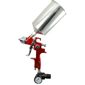Professional HVLP Spray Gun with 1.4mm Fluid Tip and Regulator