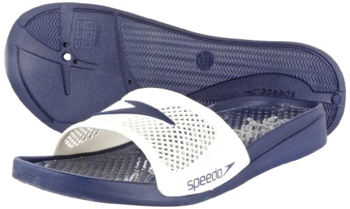 Speedo Shirahama Massage Slide 8062261264, Herren, Sandalen/Bade-Sandalen, Blau  (navy/whi Preisvergleich