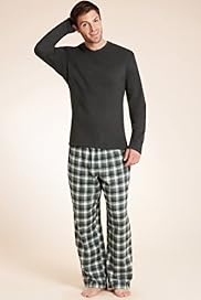 Crew Neck Long Sleeve Check Pyjamas