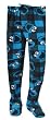 Sesame Street Cookie Monster Blue Fleece Footie Loungepant for men
