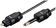 Wentronic Toslinkkabel auf 3,5mm mini Stecker 2,2 mm, 1 m