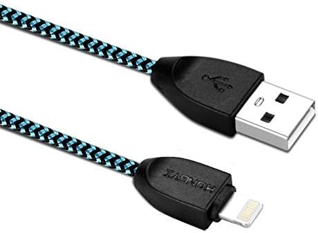 Lightning cable, Jacklinecable MFI Certified Iphone 6 Lightning USB Charging Cable 5ft Extra Long Cord for Iphone 6s 6s+ 6plus 6, 5s 5c 5,ipad Air Mini Min2, Ipad 4,ipod 5,ipod 7, Ios9 (blue)