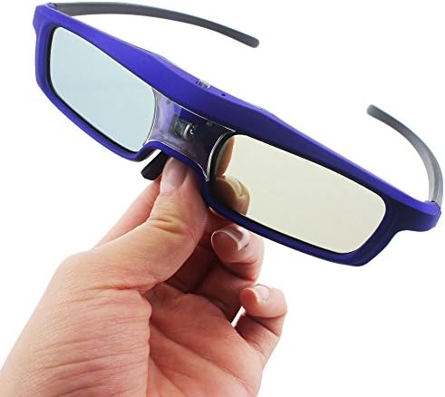 XGIMI DLP Link 3D Glasses - Rechargeable Active Shutter Glasses for DLP 3D Ready Projector (Color Blue)