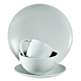 Lynns Granite 32-Piece Dinnerware Set, Angelite Blue, Service for 8