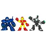 Iron Man 2 Super Hero Squad Armor Wars Action Figure 3Pack Iron Man, Iron Monger & War MachineIMAGE