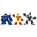 Iron Man 2 Super Hero Squad Armor Wars Action Figure 3Pack Iron Man, Iron Monger & War Machine_s-1