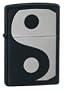 Zippo Ying Yang Black Matte Pocket Lighter