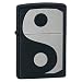 Zippo Y&Y Ying Yang Black Matte Lighter - 24472