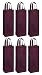 Reusable Gift Bag, Single Bottle Wine Tote , Vineyard, 6 Pack Set