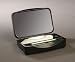 LED Lighted 10X Mirror Compact with Stainless Steel Tweezers