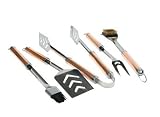DELUXE 5-PC COPPER PLATED BBQ GIFT SET