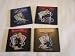Ralph Burch Martini Girls As Lucky Ladies Pin-up Girls Poker Glass Coasters