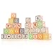 Classic Embossed Alphabet Blocks ABC