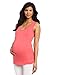 Three Seasons Maternity Women's Maternity V neck Tank, Pink...