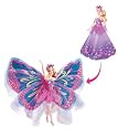 Barbie - P6563 - Poupée - Fée Magique - Bleu