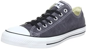 Converse Ct Bas Wash Ox 287140-61-8 - Zapatillas de tela unisex, color negro, talla 45