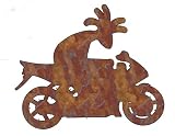 Sport Bike Kokopelli Wall Hanging Metal