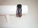 Bracelet Stretch multi line beads black brown pewter