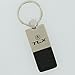 Acura TLX Black Leather Key Ring