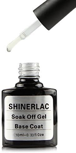 Bluesky Shinerlac Shellac UV LED Soak off New Frosted Matte Top Coat,Normal Top Coat &amp; Base Coat. (Normal Base Coat) by Bluesky Shinerlac