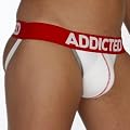 Addicted Push Up Jock White