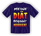 Fun-T Shirts  Diaet ab Morgen !!!  Groessen S - XXL, XXL